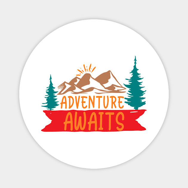 Adventure Awaits Magnet by AmazingStuff